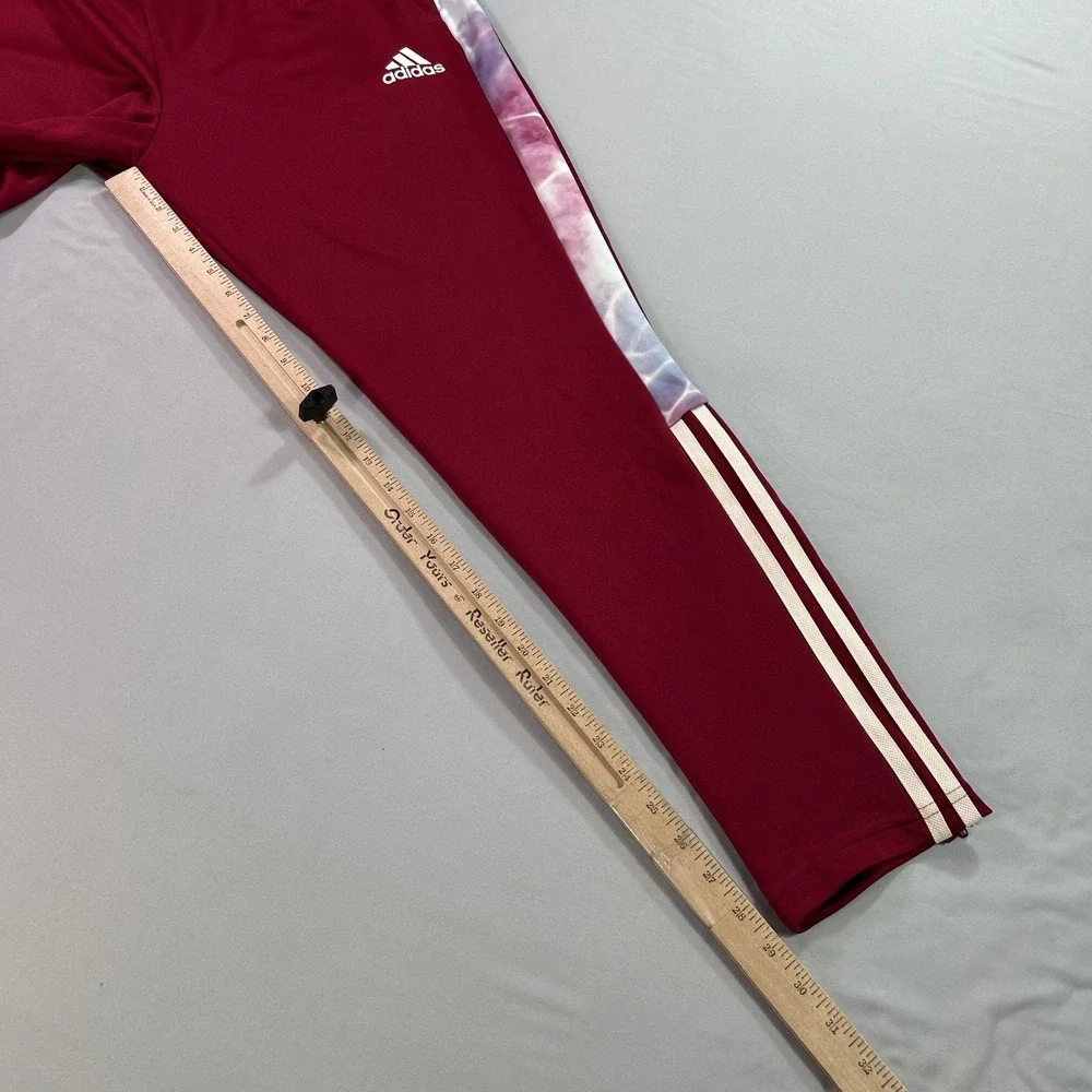 NEW Adidas Tiro Track Pants‎ Mens Large Red Striped Tapered Soccer H60008
